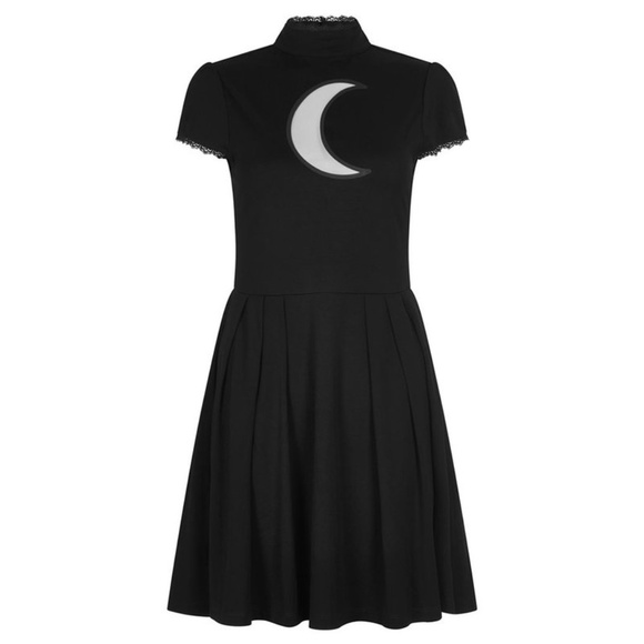 Killstar Dresses & Skirts - Killstar Neverafter Nytes Skater Dress Small Black